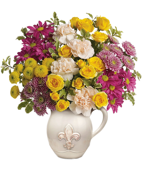 Букет цветов на прозрачном