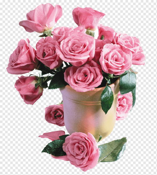 Розы в вазе