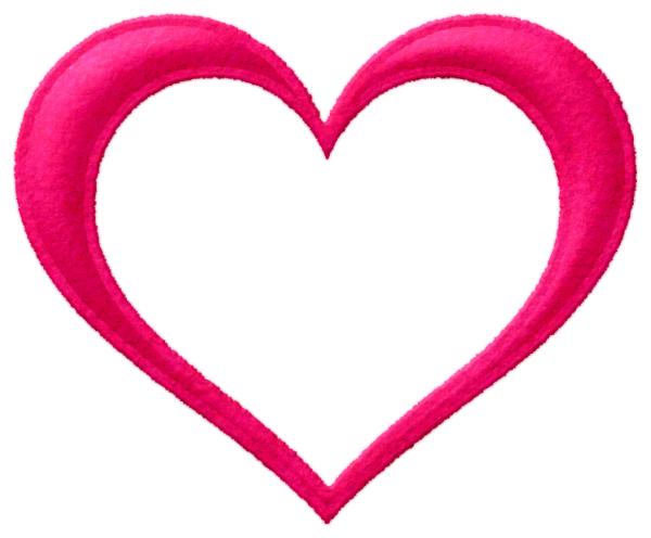 Сердечки на прозрачном фоне