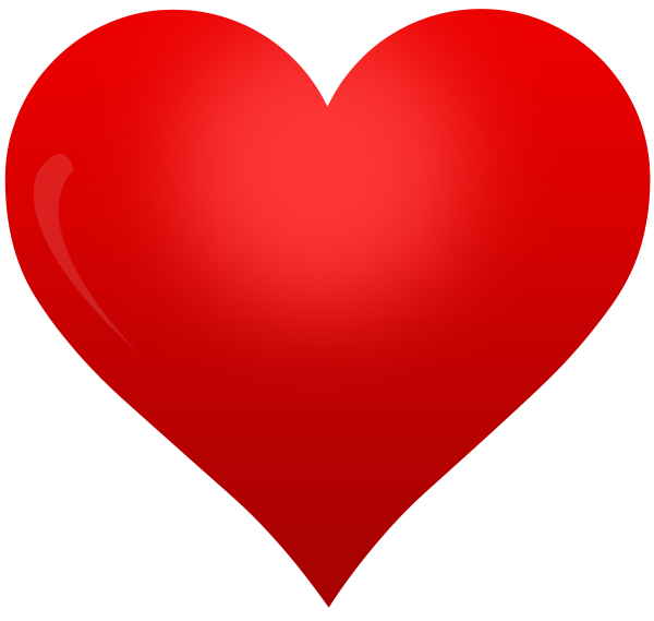 С красным сердцем