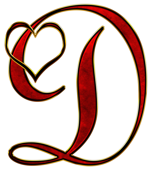 Буква д красивая