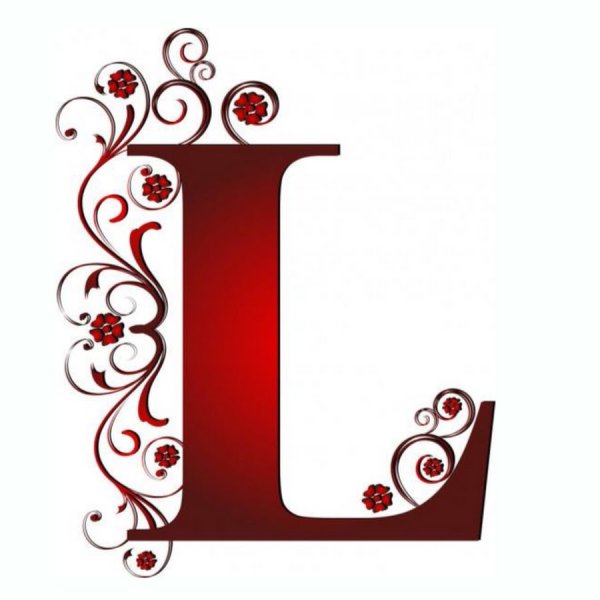 Буква л красная