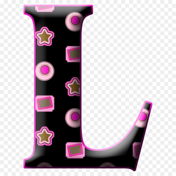 Красивая буква l