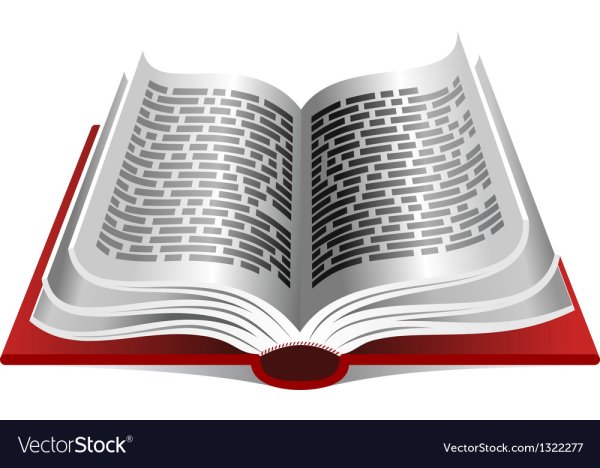 Открытая книга иллюстрация