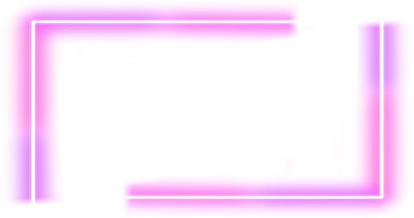 Неоновая рамка для фотошопа без фона