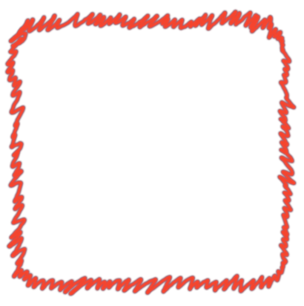 Красная обводка квадратная