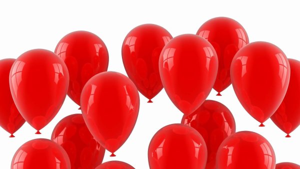 Красные шары
