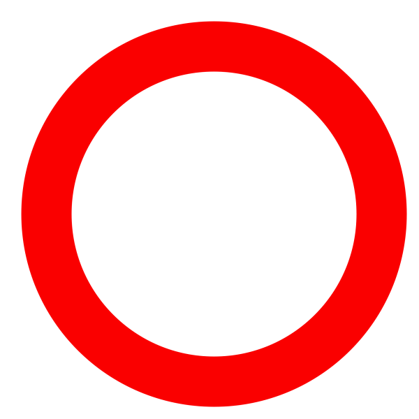 Red circle blinking gif