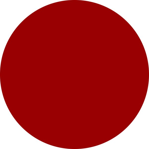 Красный кружок