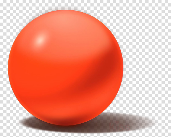 Ярко красный мячик