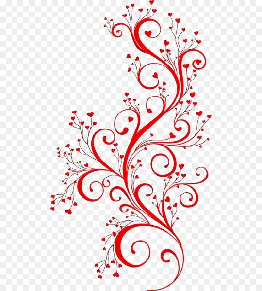 Красивые красные узоры