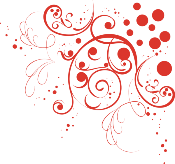 Красно белый узор