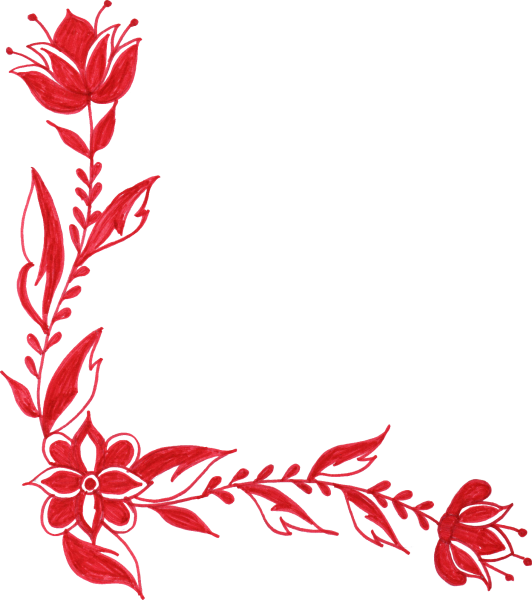 Красный орнамент