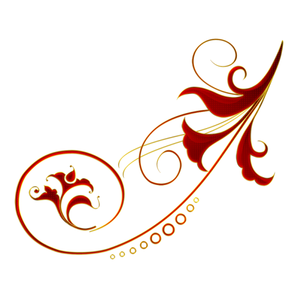 Красные узоры на белом фоне