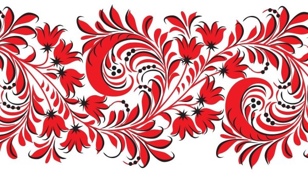 Хохлома узор