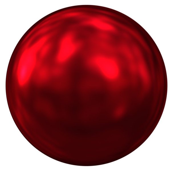 Круглый шарик красный