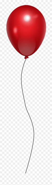 Красный воздушный шарик