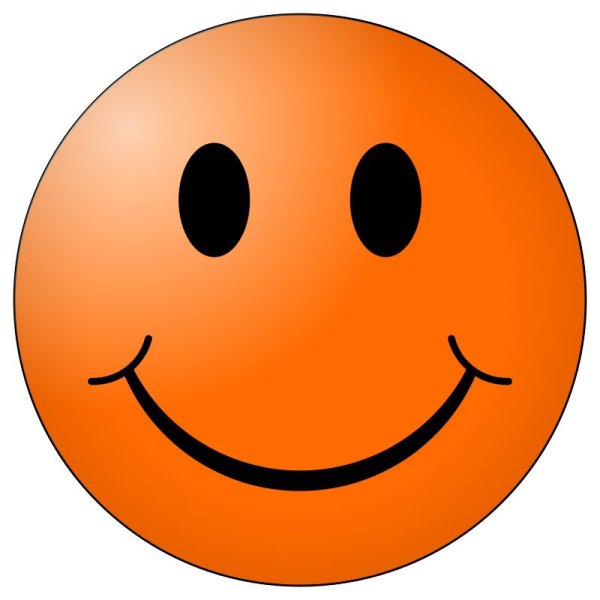 Красный смайлик