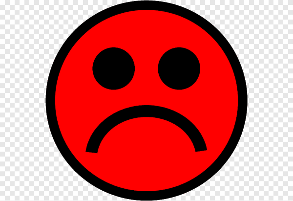 Красный смайлик