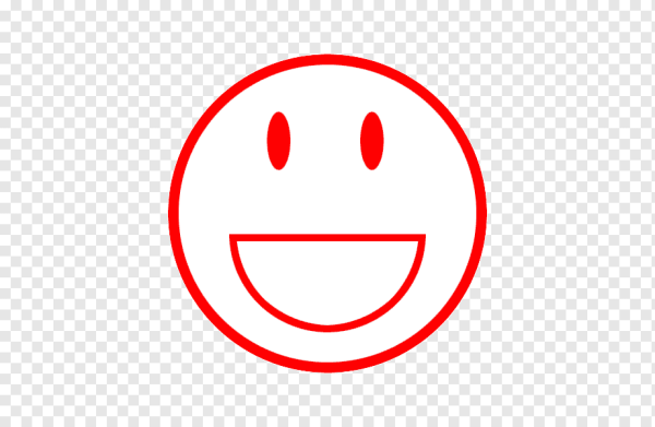 Красный смайлик