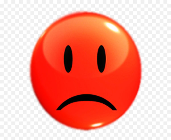 Красный смайлик