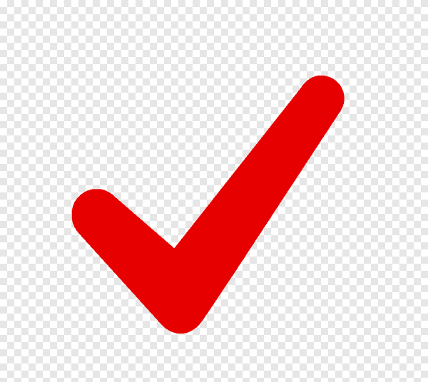 Пиктограмма галочка