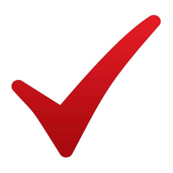 Красная галочка