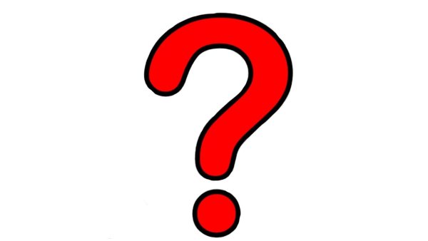 Вопросительный знак на прозрачном фоне