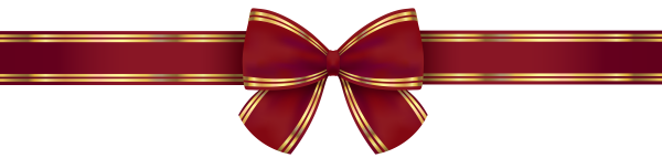 Золотая лента с бантом