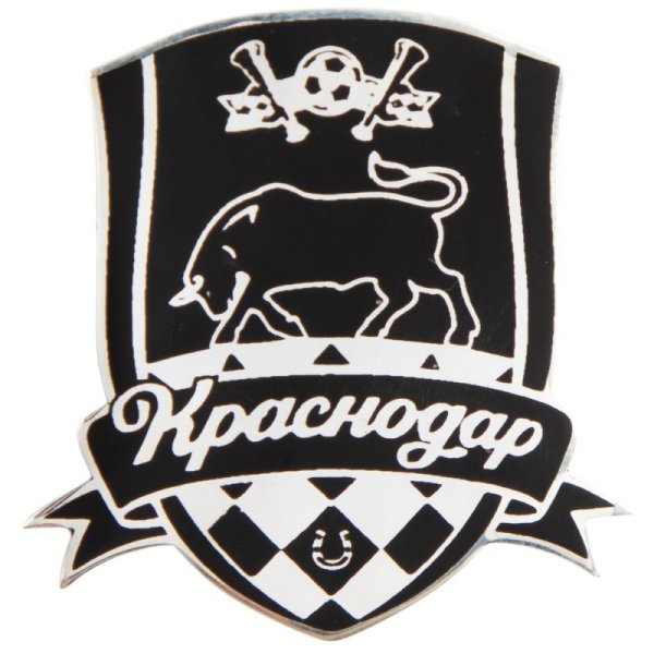 Логотип ФК Краснодар черно белый
