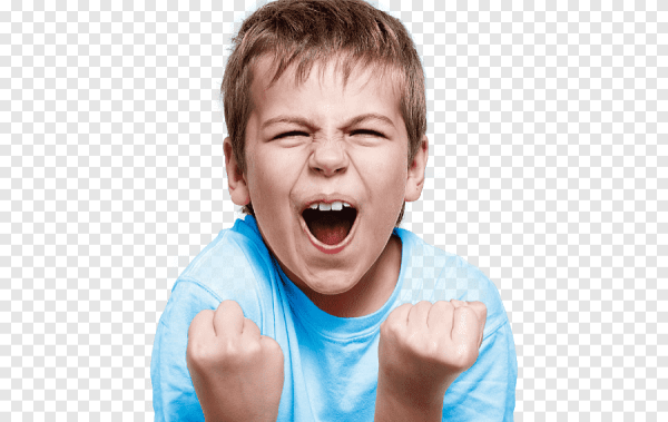 Орущий школьник