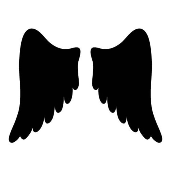 Крылышки силуэт