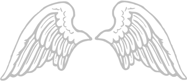 Крыло ангела мультяшное