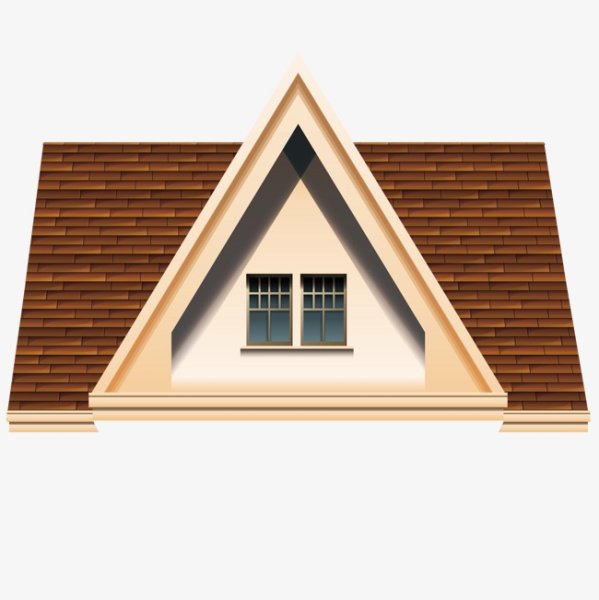 Крыша домика без фона