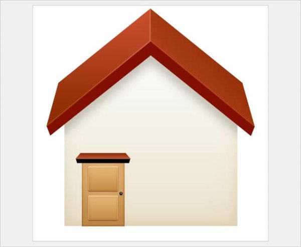 Треугольная крыша дома для детей