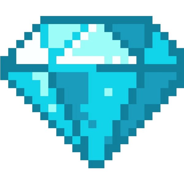 Пиксельный бриллиант