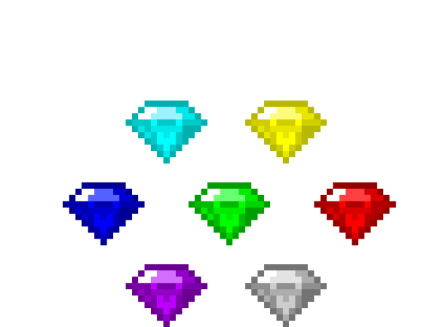 Спрайты изумрудов хаоса