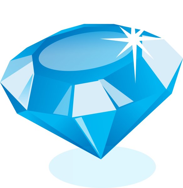 Алмаз мультяшный
