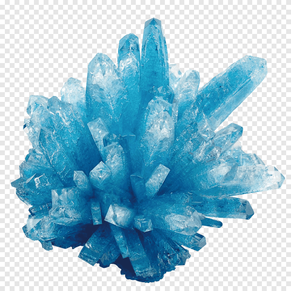 Кристалл на белом фоне