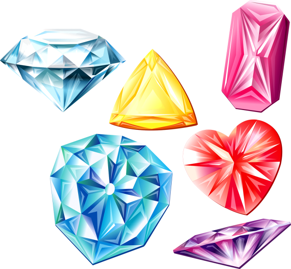 Драгоценные камни вектор