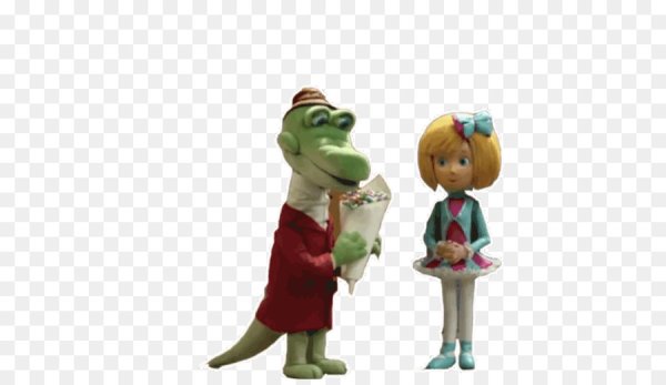 Крокодил Гена на прозрачном фоне