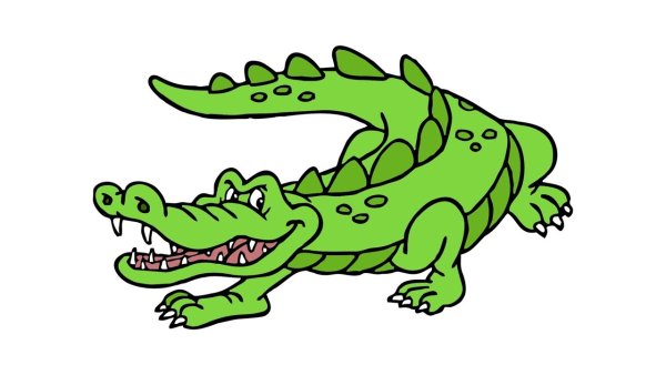Нарисовать крокодила