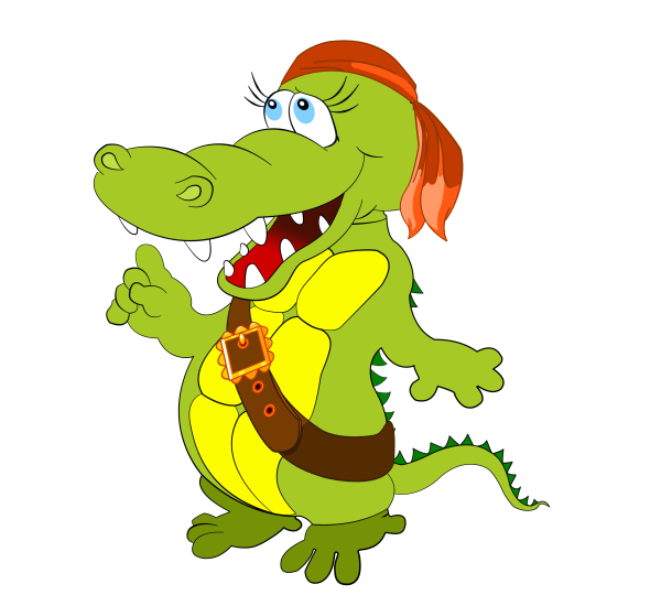 Крокодил мультяшный