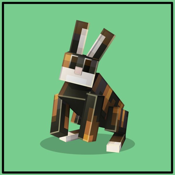 Пустынный кролик в МАЙНКРАФТЕ