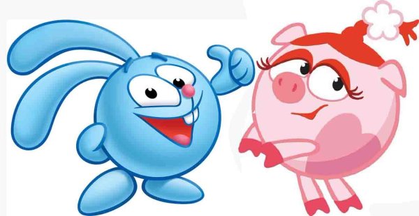 Смешарики Крош Бараш Нюша Копатыч