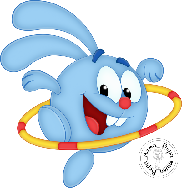 Смешарики Крош с мячиком