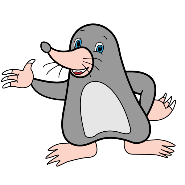 Крот мультяшка