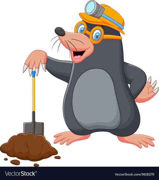 Крот мультяшный для детей