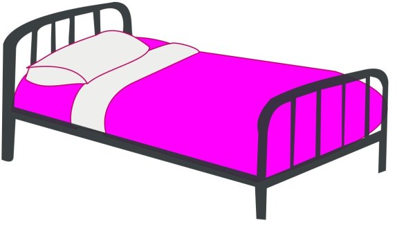 Кровать рисунок