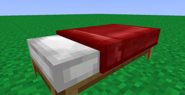 Кровать из МАЙНКРАФТА
